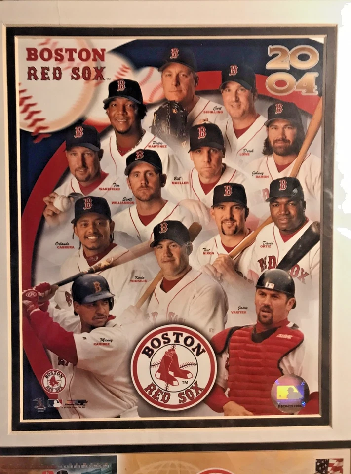 2004 Boston Red Sox World Series Poster & Stamped Postcard MLB - Image 3 of 4
