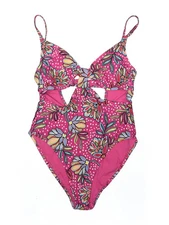 Tabitha Brown for Target Women Pink One Piece Swimsuit M