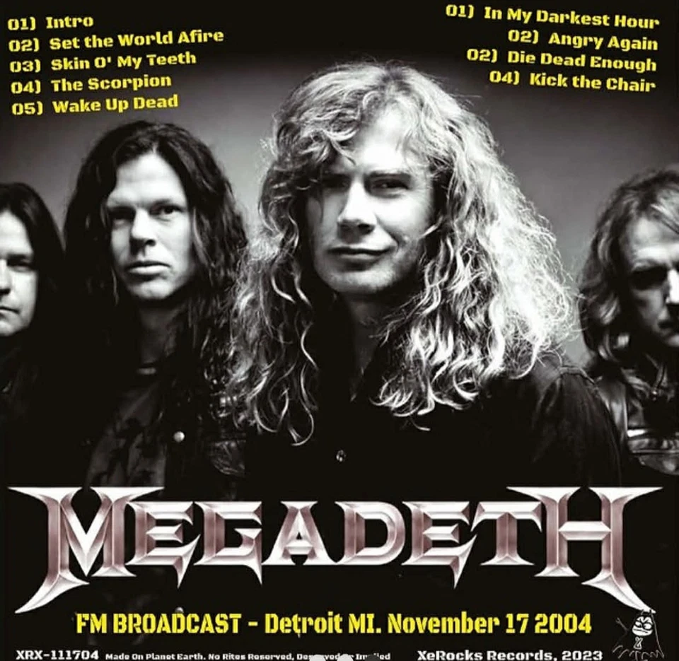 MEGADETH - Angry Again Rare Yellow Coloured Vinyl Import LP New & Sealed - Image 2 of 4