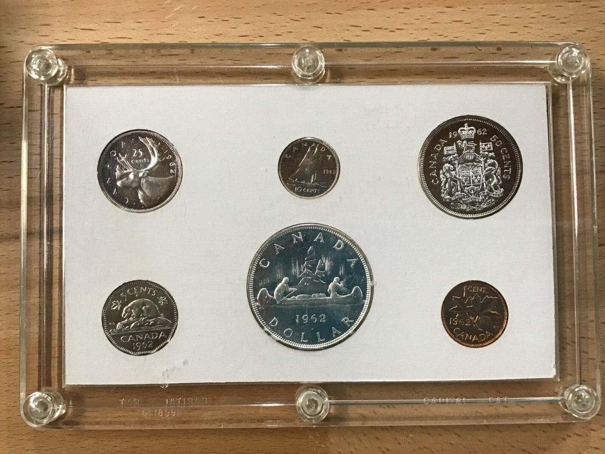 1962 Canada Silver Gem Proof-Like Set in Capital Holder E0936 | eBay