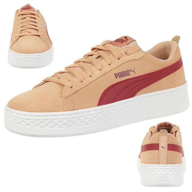 puma smash platform rosa