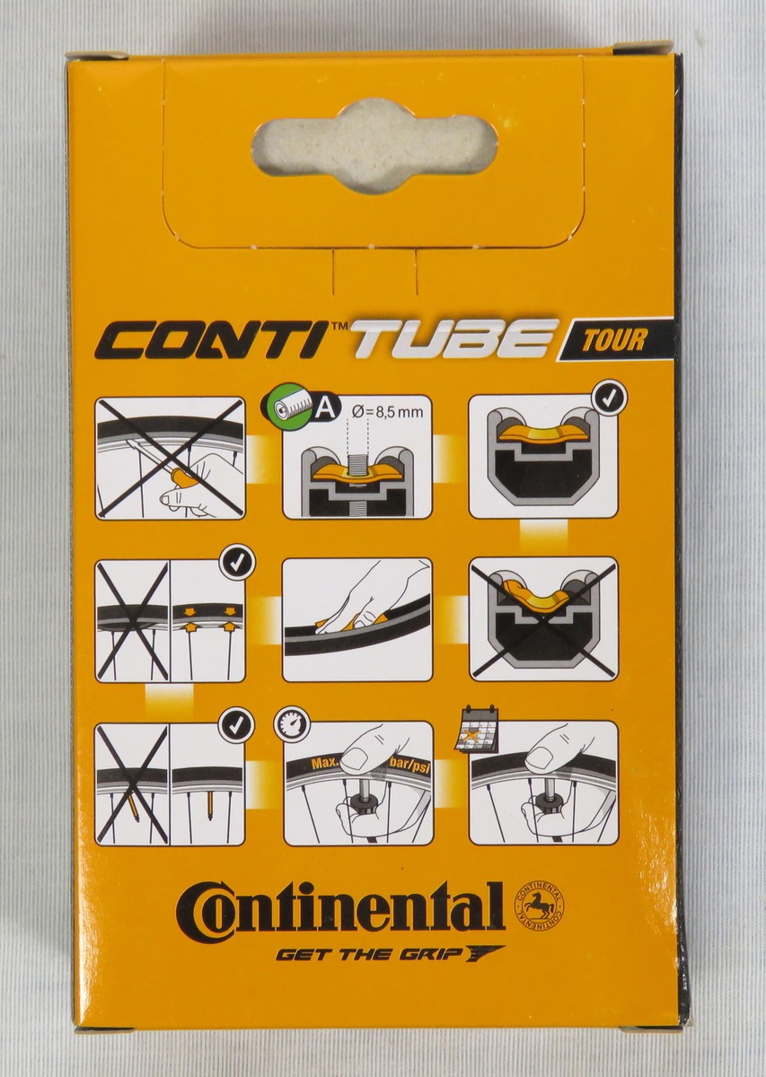 CONTI  TUBE  Tour28(700C)Slim 40㎜　9個＋おまけ Continental Tour 700 Schrader Tube [C1500948]