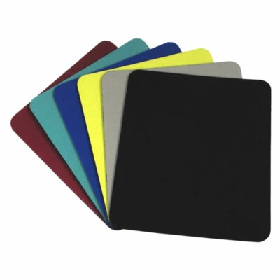 CABLE STOP PLAIN BLACK BLUE GREEN YELLOW RED GREY FOAM MOUSE MAT PC DESKTOP COMPUTER LAPTOP