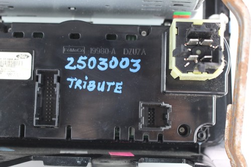 2008 MAZDA TRIBUTE DASH RADIO AUDIO TEMPERATURE CLIMATE BEZEL W/ RECEIVER OEM - Picture 2 of 14