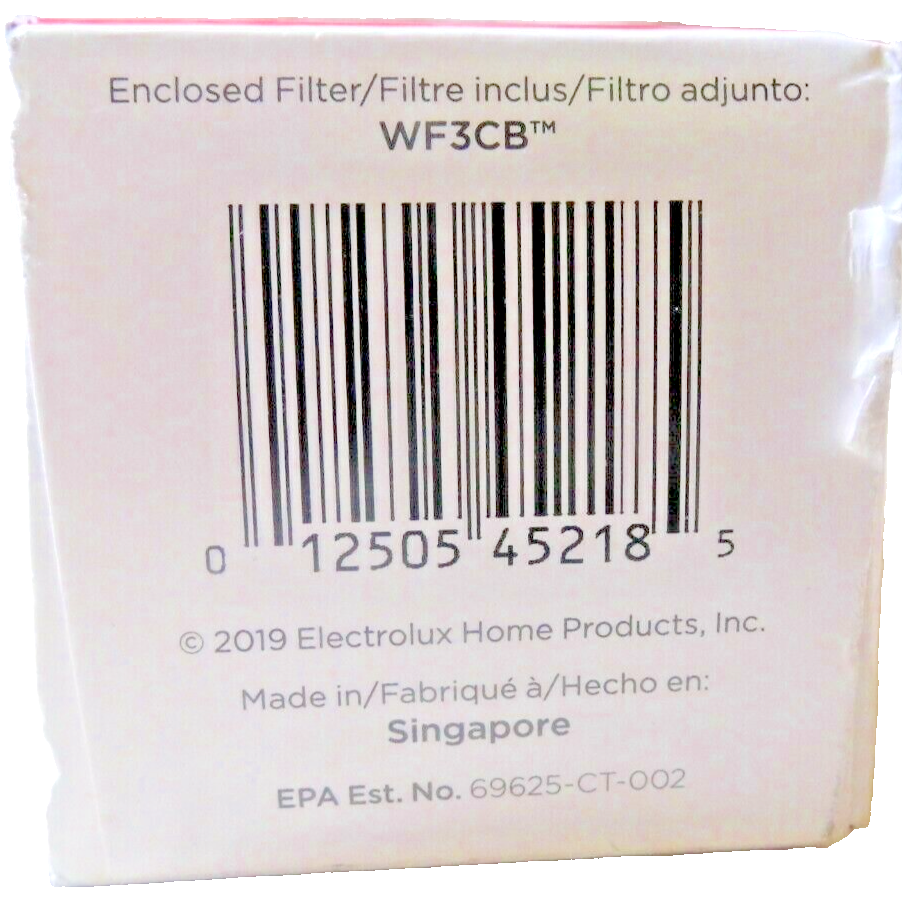Genuine Frigidaire WF3CB PureSource3 Refrigerator Water Filter,White