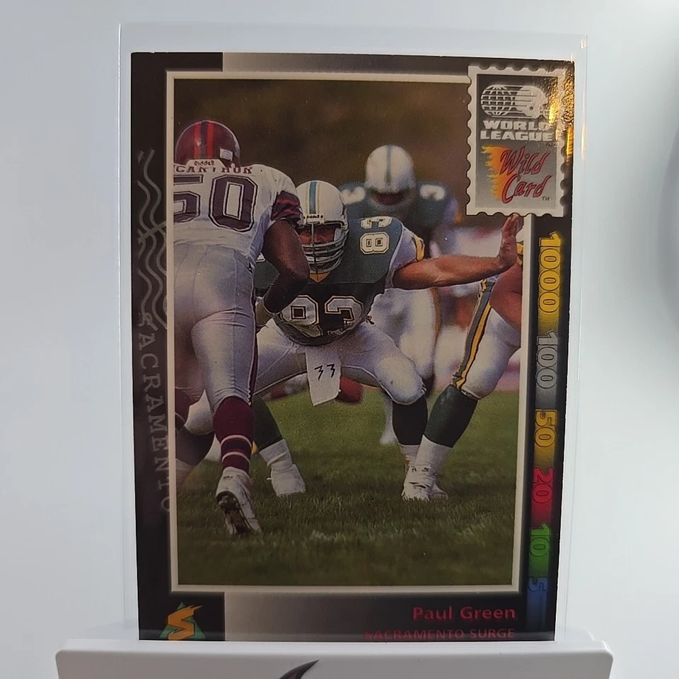 Wild Card World League 1992 - #53 Paul Green (RC) Sacramento Surge Foto 3 de 4