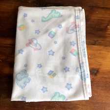 Springmaid Baby Blanket Animals Blocks Stars Fleece Elephant Giraffe Duck Sheep