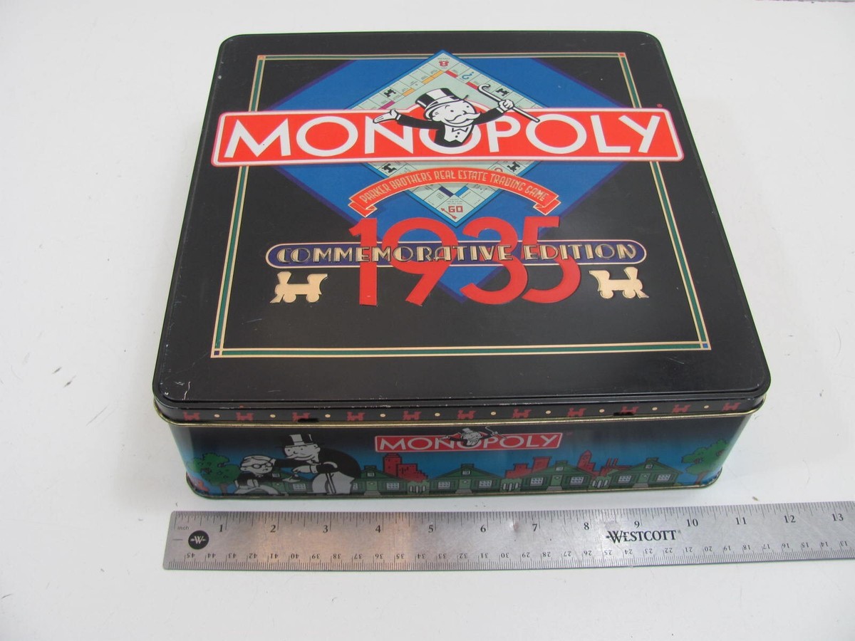 1985 Parker Brothers 1935 Commemorative Monopoly Edition Board