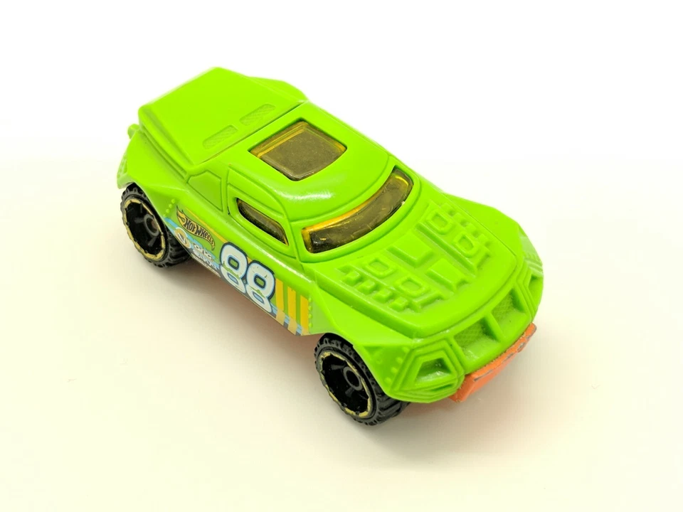 Coche de carreras Mattel Hot Wheels AcceleRacers 2002 verde lima Dale Jarrett #88 RD-08 Foto 3 de 4