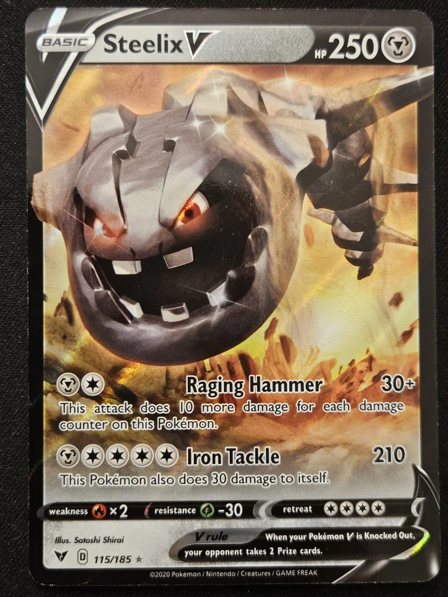 Steelix V 115/185 Swsh04: Vivid Voltage for sale | eBay