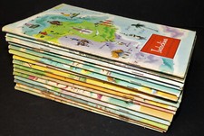 14 American Geographical Society Around the World Program Books Vintage