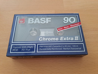 BASF Chrome Extra II 90 MC Kassette Tape NEU und OVP