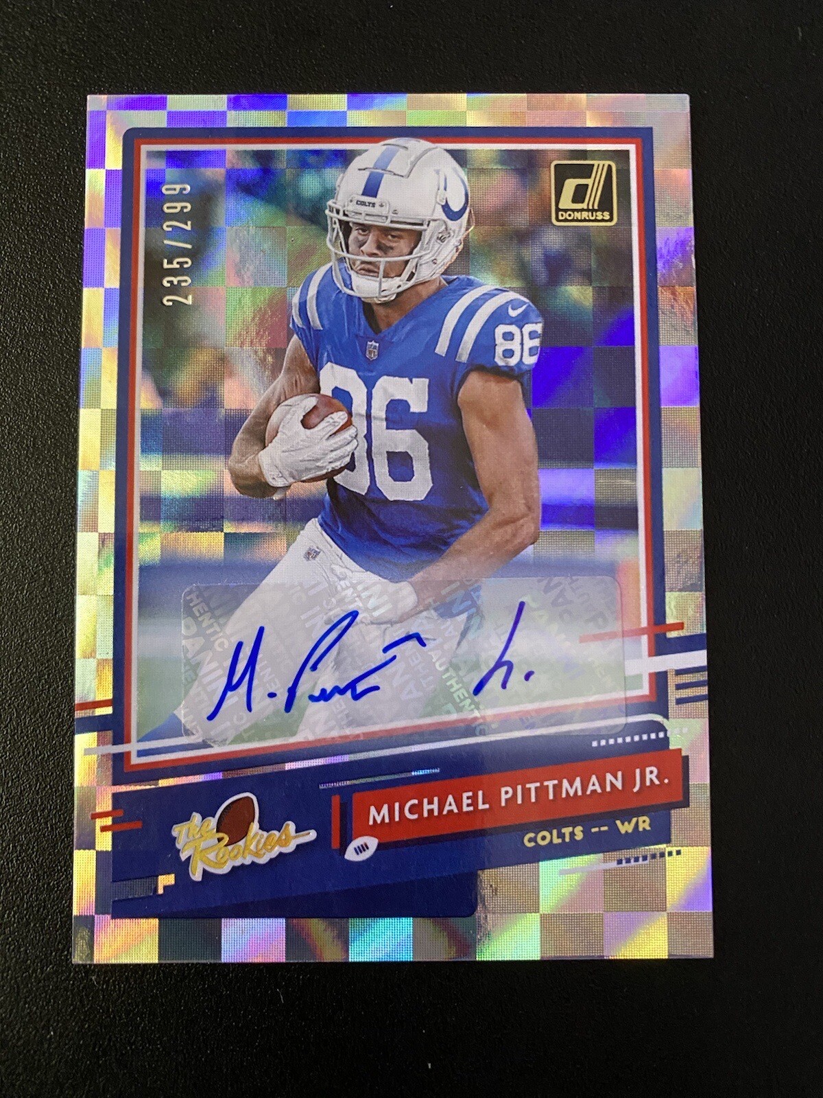 2020 Donruss Michael Pittman Jr. The Rookies AUTO #235/299 🔥🔥