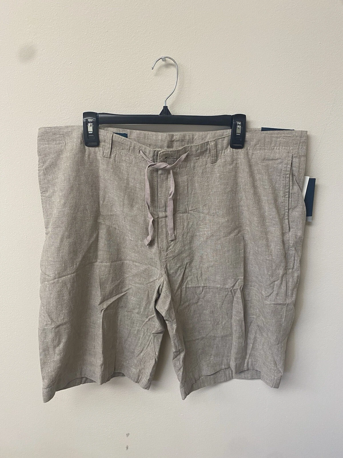 PERRY ELLIS LINEN BLEND DRAWSTRING SHORT SIZE 38 NEW