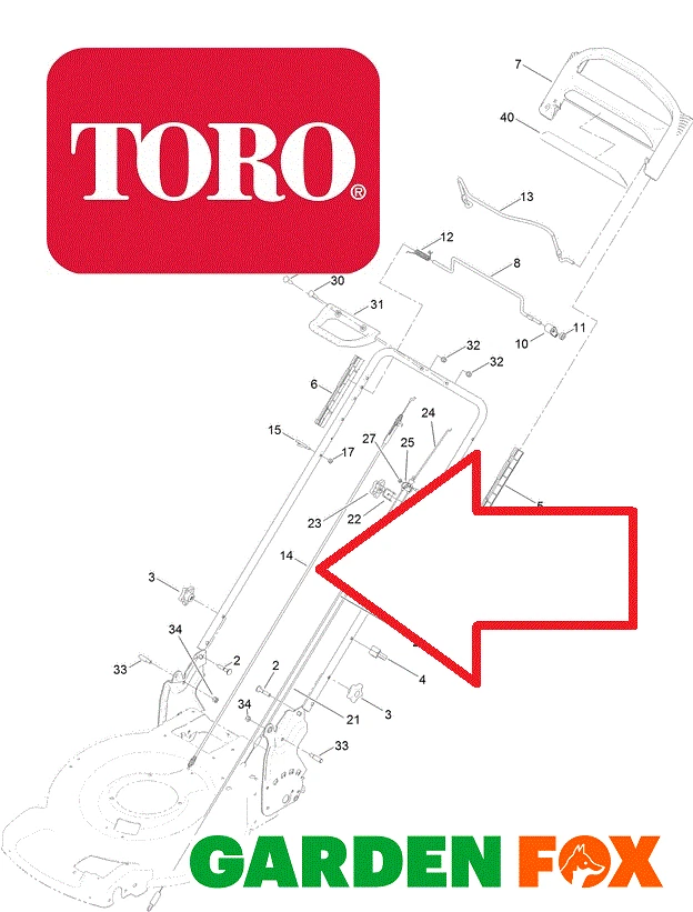 Genuine TORO mdl 21763 Recycler 55cm sn 407000 99999 Engine BRAKE