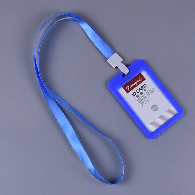 Brüssel08 Ausweishalter Aus Hartem PVC – Mit Band, Wasserdicht, Für Schule, Büro & Pflege
