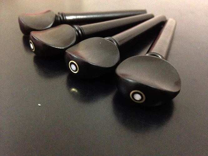 12 pcs OUD Pegs Ebony Swiss Model A quality with Persian Eye  55 / 9 / 7 mm - Image 2 of 4