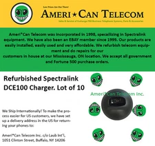 Spectralink Polycom NEW DCE100 Chargers (Lot of 10)