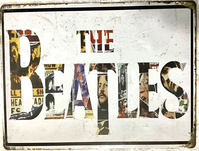 FREE SHIPPING! BUY or make OFFER B4 it s SOLD! Beatles music 12x16 TIN SIGN Bx15