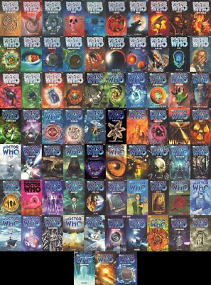 Doctor Who Past Doctor Adventures Variationsliste BBC Bücher Vintage Bücher 100+