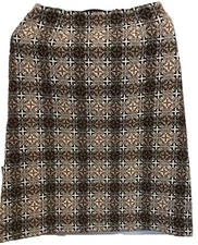 Skirt Womens Trefriw Woollen Mills Wales Pure Wool Lined Size 10 Free Postage