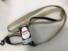 Dog Leash, Kong our strongest Handsfree leash 6'x1" New Tan NEW  