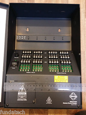 Pelco MCS16-20 Netzteil Kamera 20A 16 abgesicherte Ausgänge 24 oder 28VAC umschaltbar