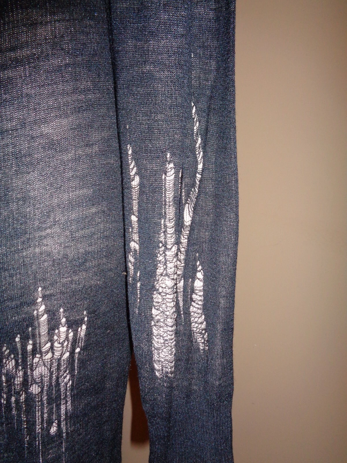 ALEXANDER MCQUEEN ABITO MIDI SPETTACOLARE S OUT NUOVO CON ETICHETTE $3.970 ALEXANDER MCKEEN MARINO EFFETTO INVECCHIATO