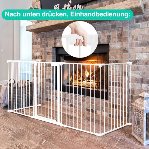 5 Stücks Kaminschutzgitter Absperrgitter Ofenschutzgitter Türschutzgitter Kinder - Bild 5 von 14