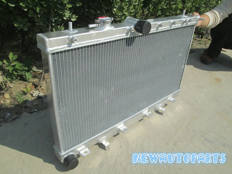 Radiador de alumínio 3 fileiras para 02-07 06 Subaru Impreza WRX STI GG GD 1.6L/2.0L/2.5L - Imagem 3 de 4