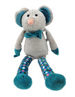 New ListingScentsy Buddy Sidekick Murphy the Mouse Plush Gray Blue Crinkle Baby Toy 12”