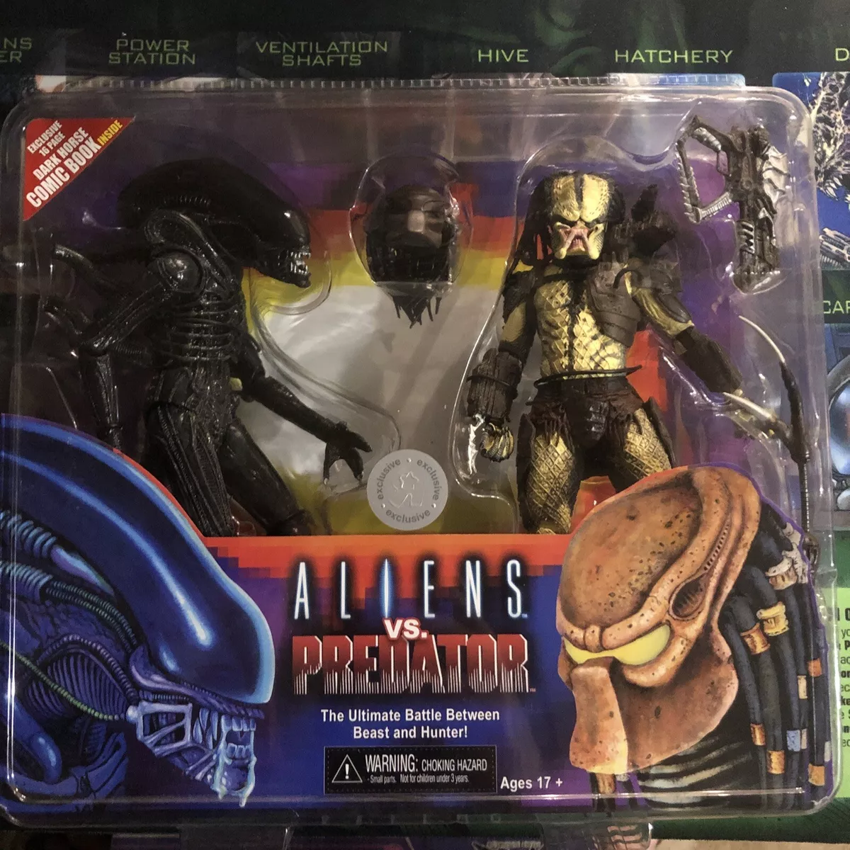 NECA ALIENS vs. PREDATOR 2-PACK THE ULTIMATE BATTLE BETWEEN BEAST & HUNTER!  TRU