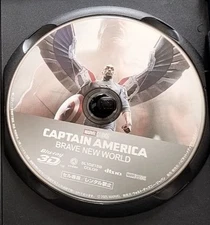 Marvel Captain America Brave New World 3D Blu-ray Disc Only Japanese English