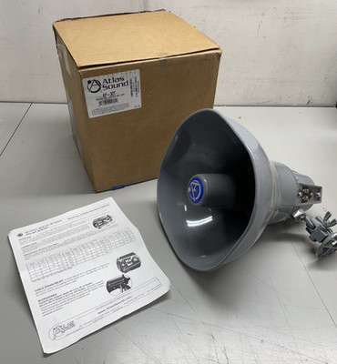 Atlas Sound AP-30T Omni-Purpose 30-Watt Horn Loudspeaker/Speaker w/ Transformer