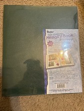 PIONEER EZ LOAD 8-1/2x11 Photo Memory Book Green Scrapbook NEW 20 Page