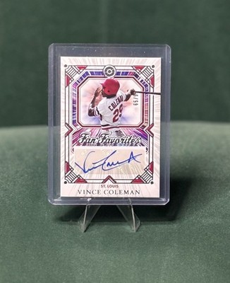 2025 Panini Boys of Summer - Fan Favorites Signatures Vince Coleman 65/99 #19
