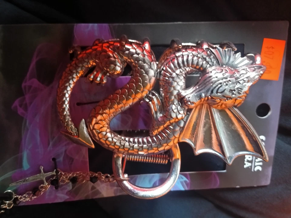 Dragon Hair Clip Silver From Hot Topic Gothic Punk  8.00 - Image 2 of 4