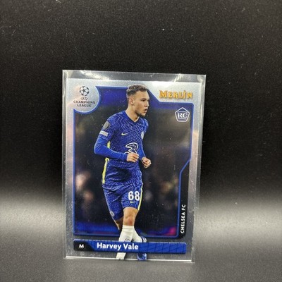Merlin Champions League 2022 ''HARVEY VALE'' #58 Chelsea Trading card CHR RC