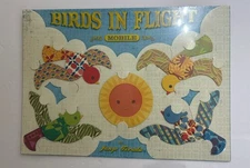 Birds in Flight Mobile by Junzo Terada 2010, Kit 20”x18” Easy Slot Assembly