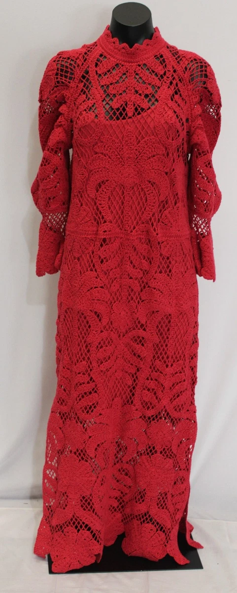 Lace Midi Dress Red Lace Dress With Sleeves Farm Rio Open-Knit Midi Dress Red Editorialist Lace Midi Dress Red Lace Dress With Sleeves Farm Rio Open-Knit Midi Dress Red Editorialist