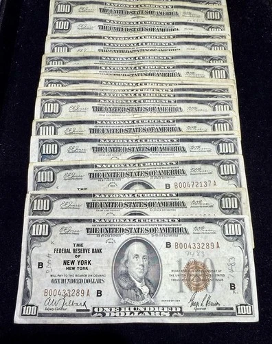 1929 $100 Federal Reserve Note New York, New York F-VF