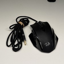 Redragon M908 Impact RGB LED MMO Gaming Mouse with 12 Side Buttons, Optical Wire