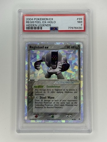 PSA 7 2004 Registeel ex Hidden Legends Holo Cracked Ice Rare