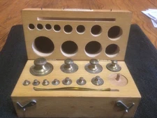 Antique Elmer and Amend Apothecary Weight Set