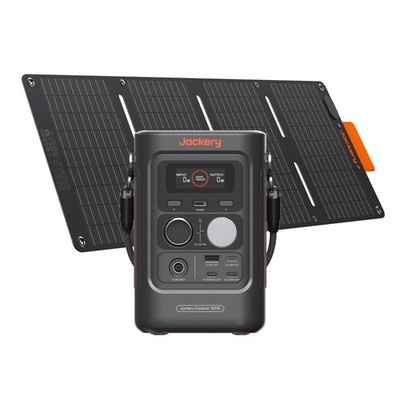 Jackery Explorer 300D Tragbare Powerstation mit 40W Solarpanel, 288Wh Powerbank