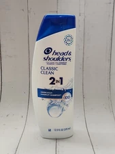 Head & Shoulders Classic Clean 2-in-1 Dandruff Shampoo + Conditione, 12.5 fl oz 