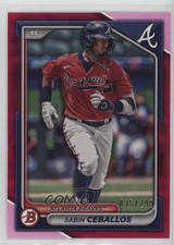 2024 Bowman Prospects Fuchsia Border 35/299 Sabin Ceballos #BP-130 4z8