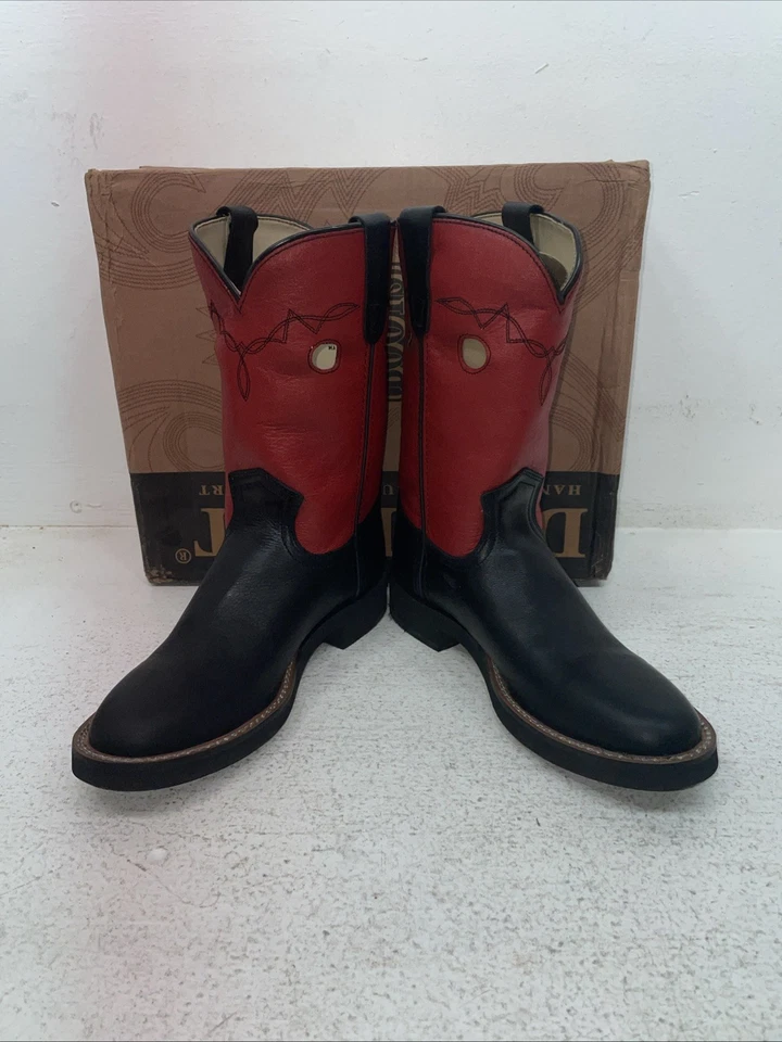 Nuevas botas de vaquero Dan Post rojas juveniles. 3126 4. 22-60 Foto 3 de 4