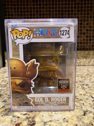 SDCC 2024 Funko Fundays Exclusive One Piece #1274 Gold Gol D. Roger Pop LE 3400