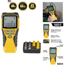Cable Tester Kit for Ethernet Data Coax Video Phone Locates Faults Meters